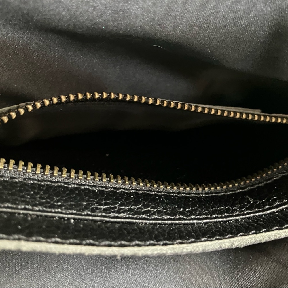 Vere Verto Black Backpack with Durable Italian Pebbled Leather and Gold Hardware - Picture 7 of 15